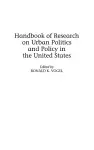 Handbook of Research on Urban Politics and Policy in the United States cover