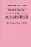 Deaf Persons in the Arts and Sciences cover