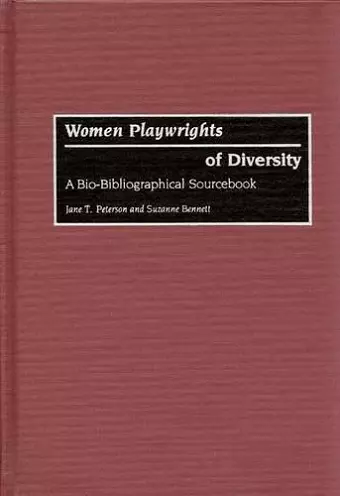 Women Playwrights of Diversity cover