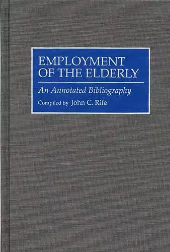Employment of the Elderly cover