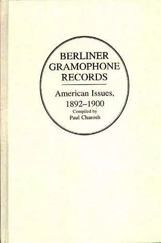 Berliner Gramophone Records cover