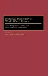 Historical Dictionary of World War II France cover