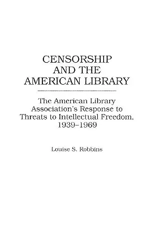 Censorship and the American Library cover
