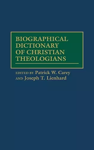 Biographical Dictionary of Christian Theologians cover