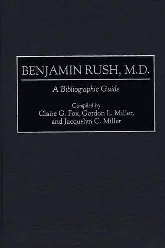 Benjamin Rush, M.D. cover