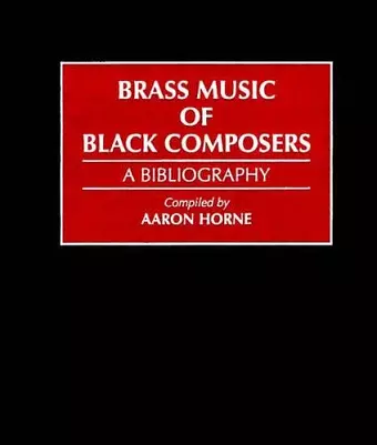 Brass Music of Black Composers cover