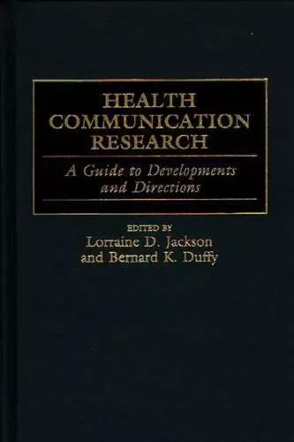 Health Communication Research cover