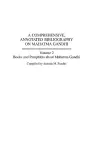 A Comprehensive, Annotated Bibliography on Mahatma Gandhi cover