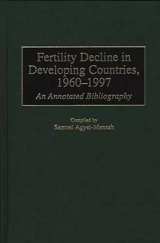 Fertility Decline in Developing Countries, 1960-1997 cover