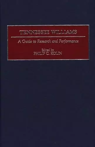 Tennessee Williams cover