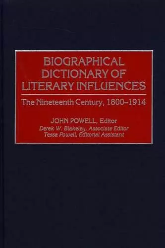 Biographical Dictionary of Literary Influences cover