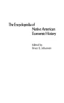 The Encyclopedia of Native-American Economic History cover