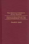 The Origins of American Public Finance cover