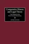 Comparative History and Legal Theory cover