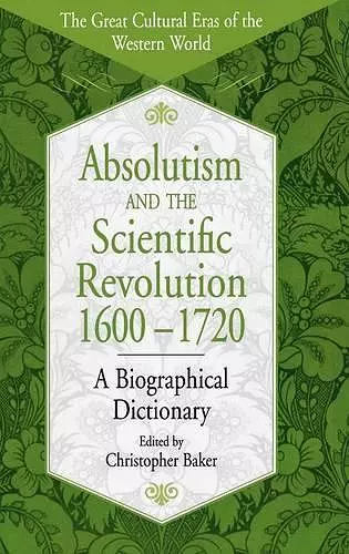 Absolutism and the Scientific Revolution, 1600-1720 cover