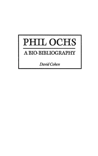 Phil Ochs cover