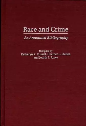 Race and Crime cover