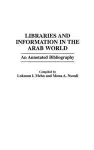 Libraries and Information in the Arab World cover