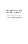 Discography of OKeh Records, 1918-1934 cover