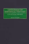 Censorship of Historical Thought cover