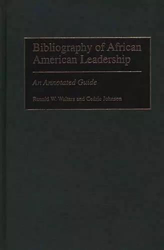 Bibliography of African American Leadership cover