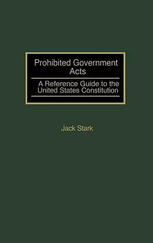 Prohibited Government Acts cover