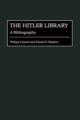 The Hitler Library cover