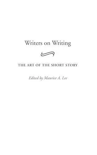 Writers on Writing cover