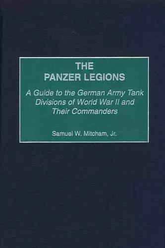 The Panzer Legions cover