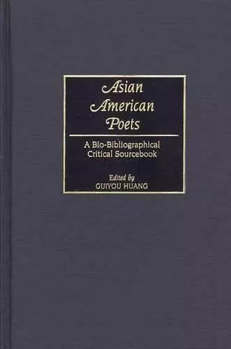 Asian American Poets cover