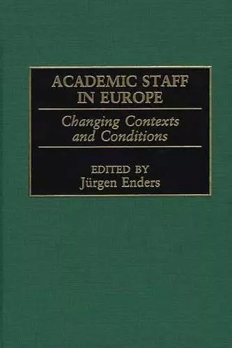 Academic Staff in Europe cover