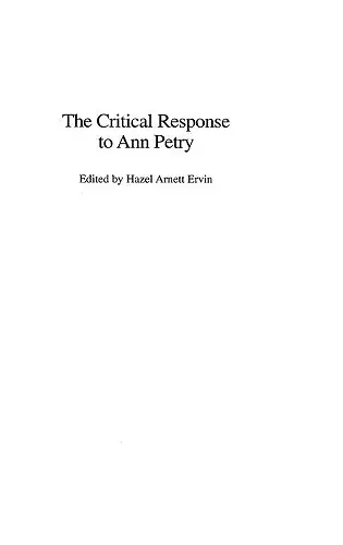 The Critical Response to Ann Petry cover