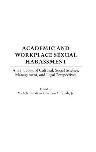 Academic and Workplace Sexual Harassment cover