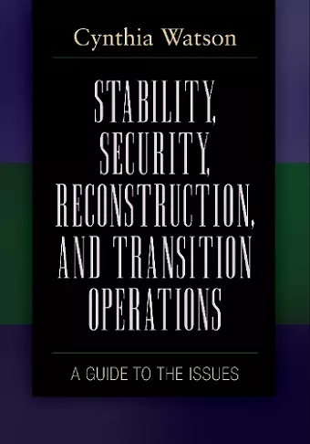 Stability, Security, Reconstruction, and Transition Operations cover