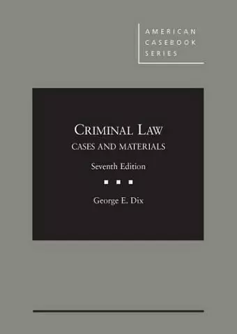 Criminal Law cover