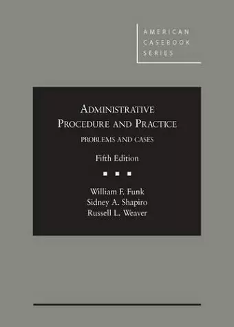 Administrative Procedure and Practice cover