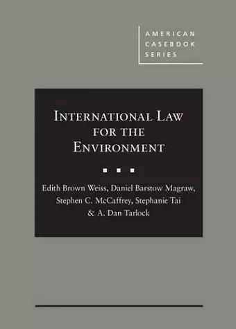 International Law for the Environment cover