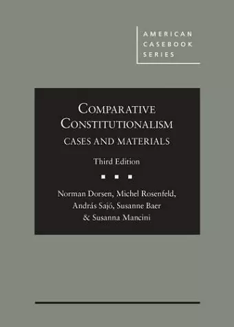 Comparative Constitutionalism cover