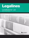 Legalines on Constitutional Law, Keyed to Stone cover