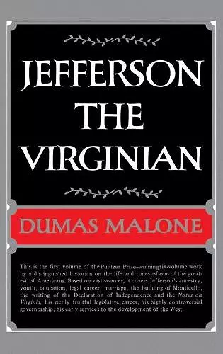 Jefferson:the Virginian cover