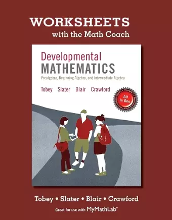 Worksheets with the Math Coach for Developmental Mathematics cover