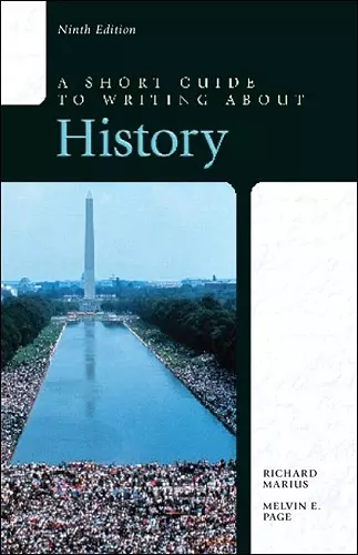 Short Guide to Writing about History, A cover