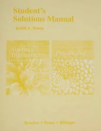 Student Solutions Manual for Algebra and Trigonometry and Precalculus cover