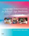 Language Intervention for School-Age Students cover