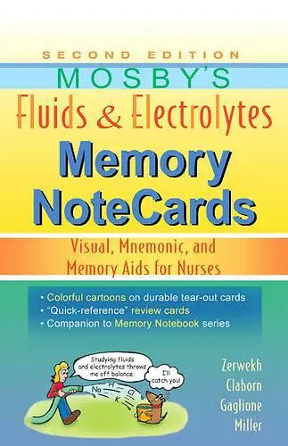 Mosby's Fluids & Electrolytes Memory NoteCards cover