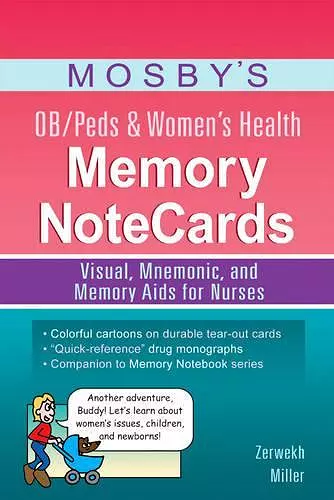 Mosby's OB/Peds & Women's Health Memory NoteCards cover