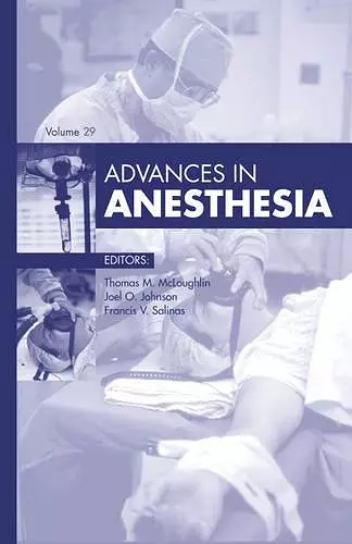 Advances in Anesthesia, 2011 cover