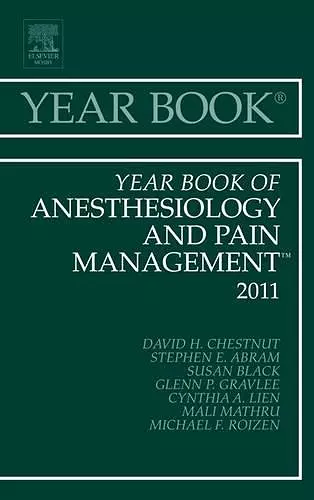 Year Book of Anesthesiology and Pain Management 2011 cover