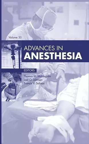 Advances in Anesthesia, 2012 cover
