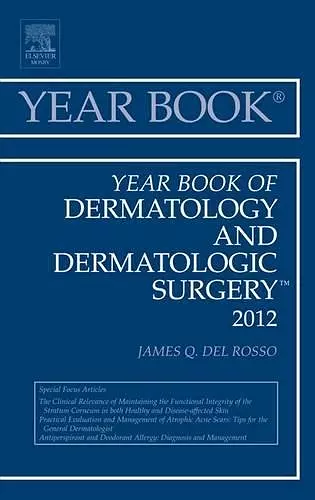 Year Book of Dermatology and Dermatological Surgery 2012 cover
